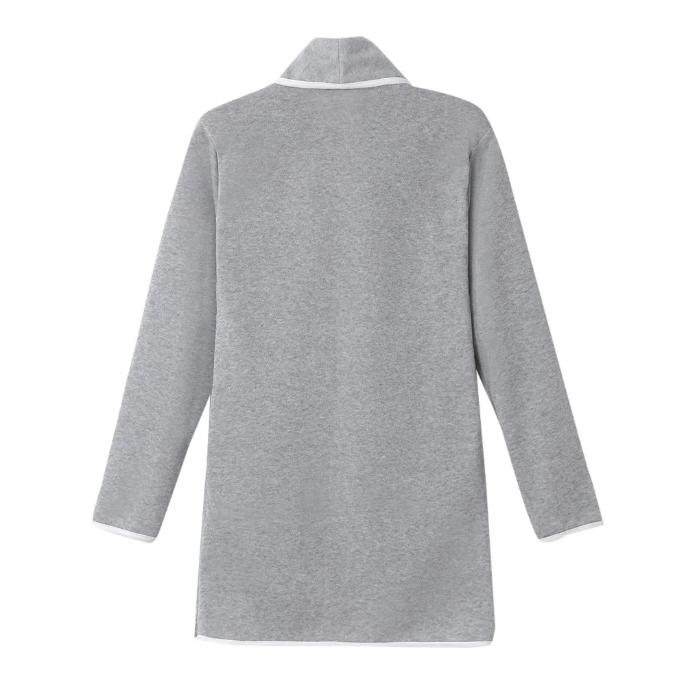 Пальто Женская толстовка худи Толстовка Спортивная модная свободная зимняя