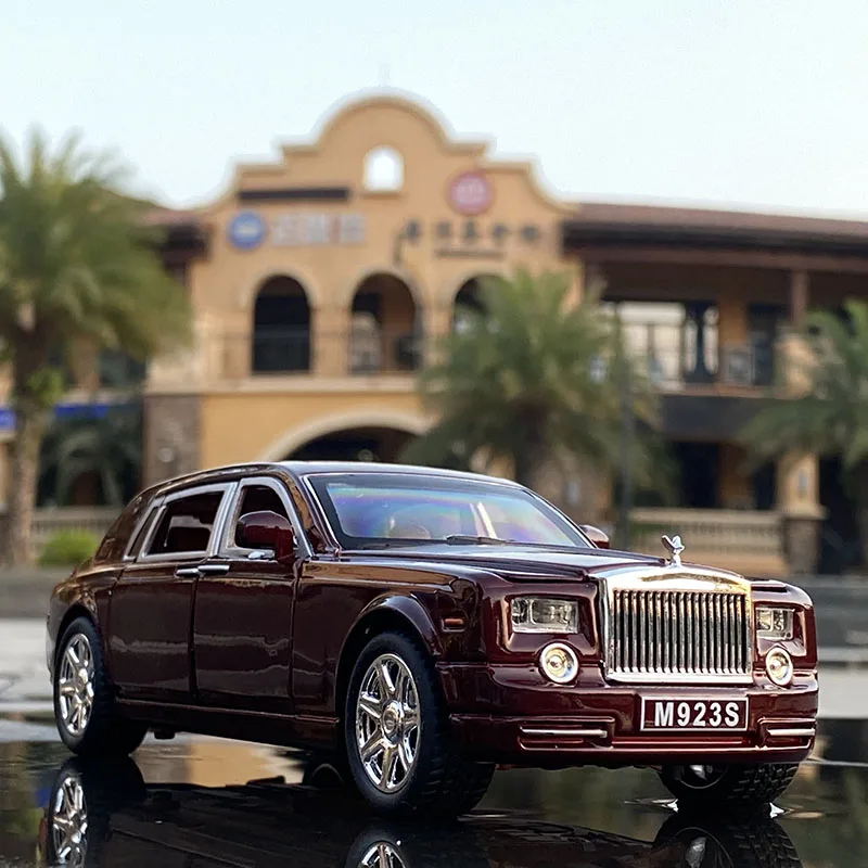 Роскошная модель автомобиля Rolls-Royce Phantom из сплава 1:24 литой металлический