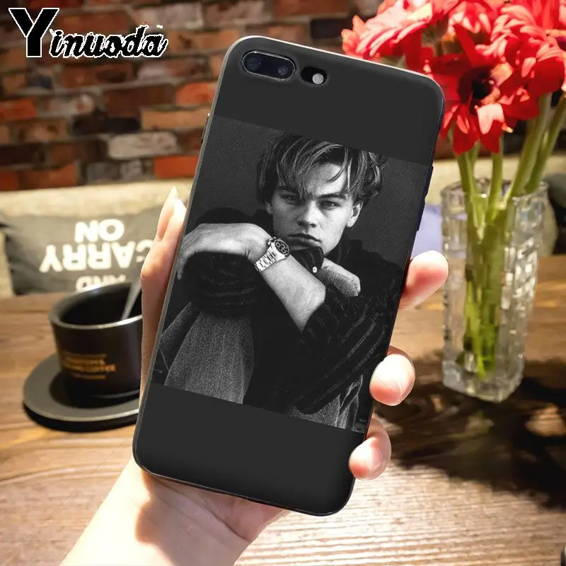 16 Yinuoda Leonardo DiCaprio young Super Star Топ детальный чехол для телефона для iPhone 7plus 6S 7 8 8Plus X xs max xr 5S 11pro чехол - Цвет: 16