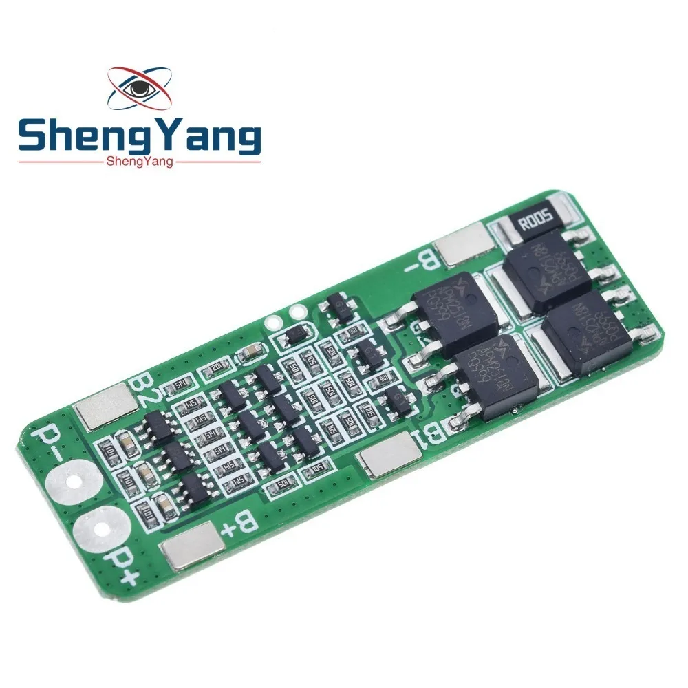 3S 20A литий-ионная литиевая батарея 18650 зарядное устройство PCB плата защиты BMS для сверлильного мотора 12,6 в Lipo ячеечный модуль 64x20x3,4 мм