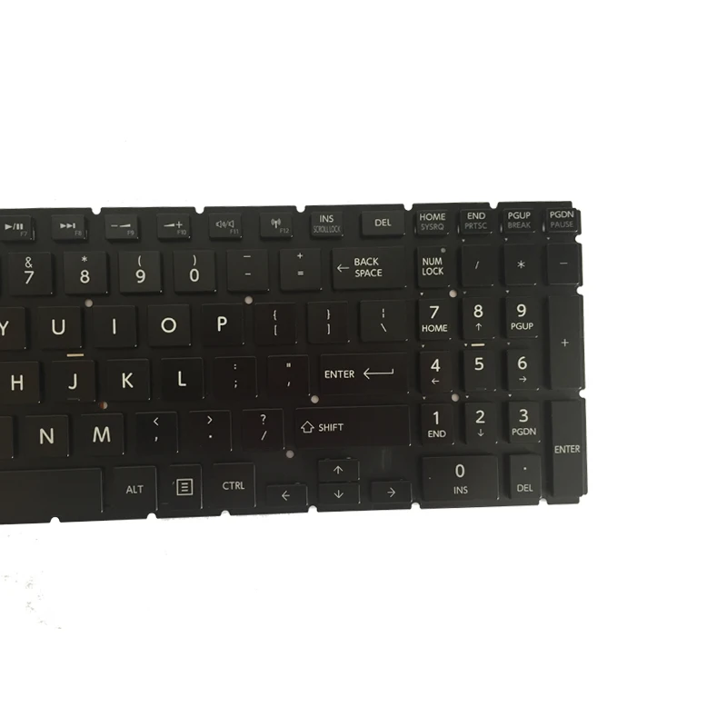 Новая клавиатура US для ноутбука Toshiba Satellite радиус P55W P55W-B P55W-B5224 P55W-B5220 P55W-B5318 черная