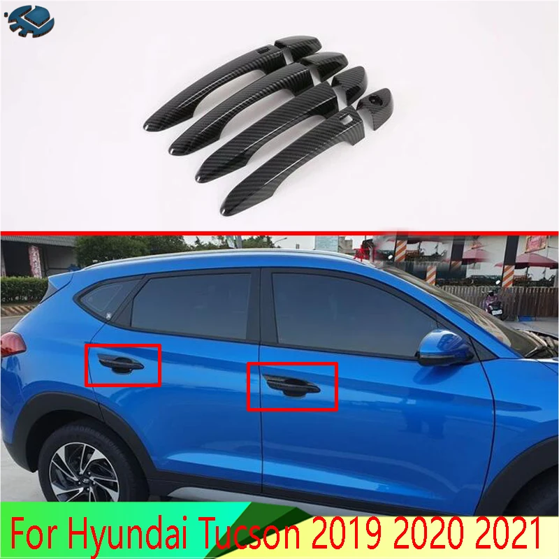 Автомобильные аксессуары для Hyundai Tucson 2015 2020 хромированная крышка дверной ручки