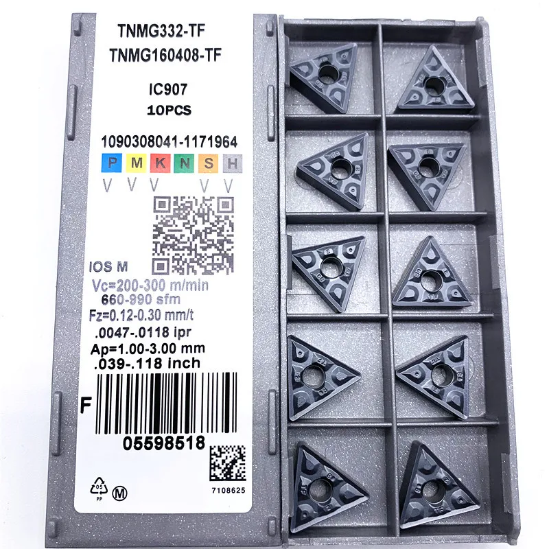 

TNMG160404 TNMG160408 TF IC907 IC908 external lCNC insert high quality carbide inserts turning tool