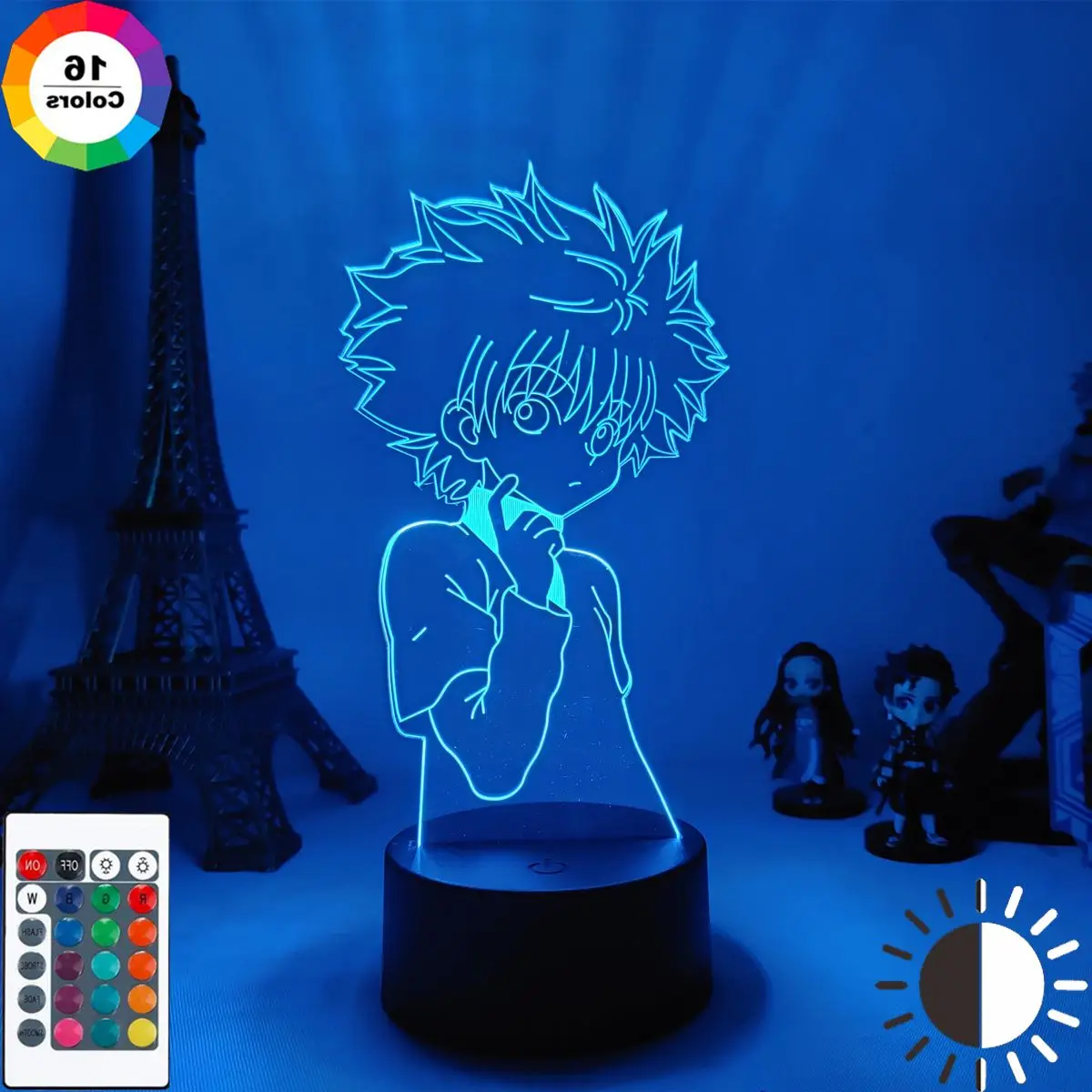 

3d Night Lamp Anime Hunter X Hunter for Kids Child Bedroom Decor Nightlight Dropshipping Manga Gift Hunter X Hunter Night Light