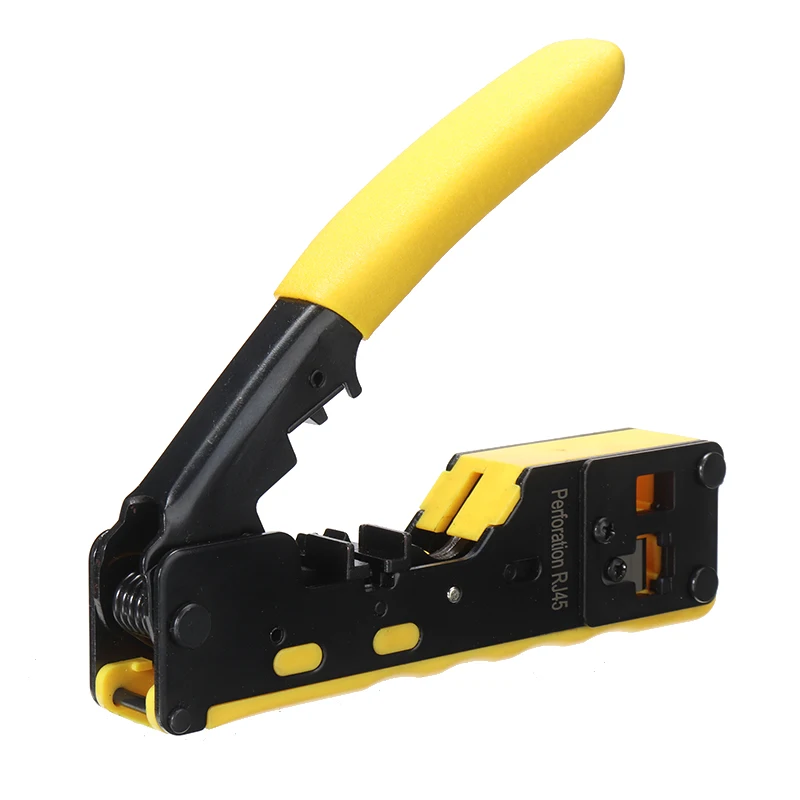 mayitr 1pc high quality network cable crimping tool multi functional non slip cables crimper for rj45 cat7 cat6 cat5 free global shipping