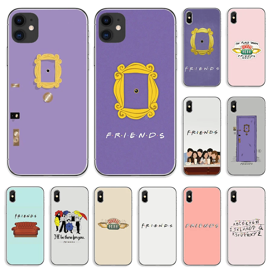 Классический чехол для телефона Sitcom Friends TV Show Door Для IPhone 11 Pro Max 8 Plus 7 6S 5S SE X XS MAX XR