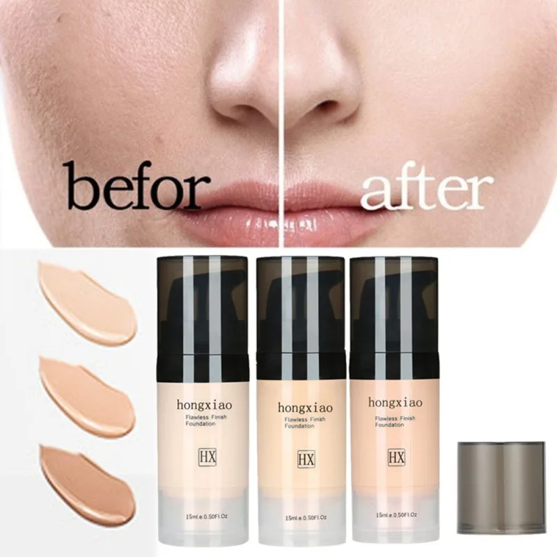 15 мл натуральная основа для макияжа лица матовая Жидкая стойкая водостойкая