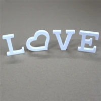 best selling wholesa hihgt 12cm wood wooden letters white for wedding birthday party home decorations personalised name design