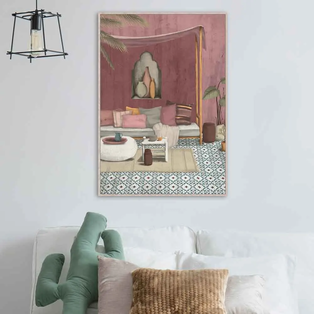 

Morocco Cheetah llama Leopard Jungle Nordic Posters And Prints Wall Art Canvas Painting Wall Pictures For Living Room Home Decor