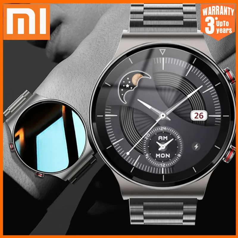 

Смарт-часы мужские с поддержкой Bluetooth, ЭКГ и тонометром