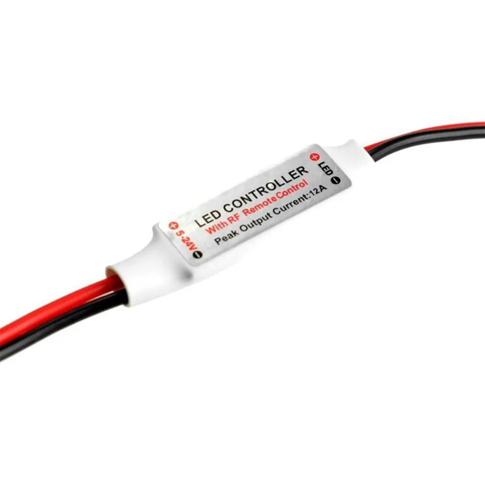 Taidacent 433 92 МГц 11 кнопками RGBW сигнал Цвет диммер 5V 12V 24V Мини светодиодный затемнения