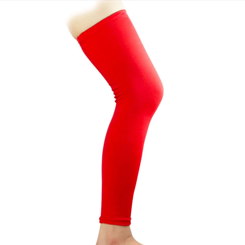 

1PCS Anti-slip Knee Pads High Stockings Knee Support Pads Women Men Youth Basketball Sports Footless Calf Compression