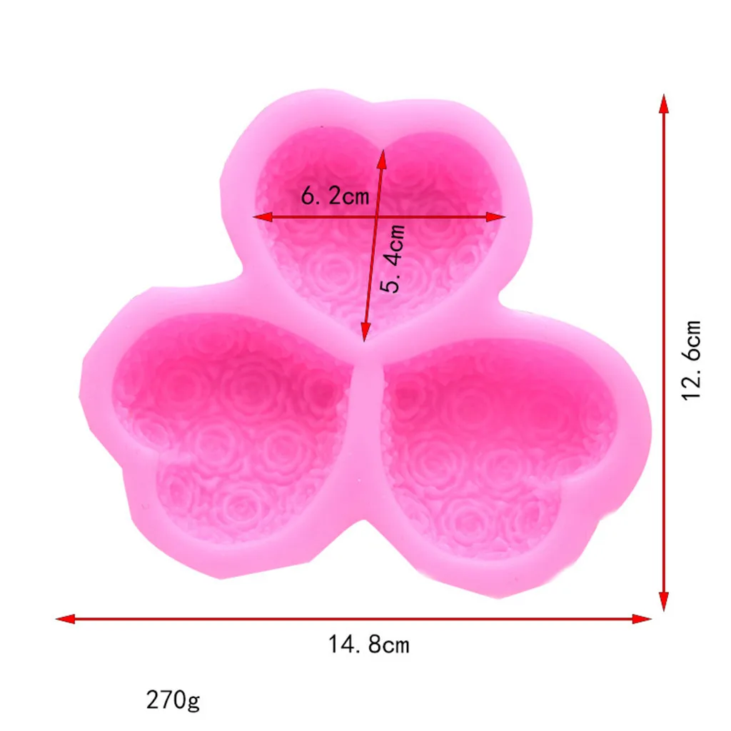 Любовное сердце искусственная помадка форма для поделок инструменты украшения