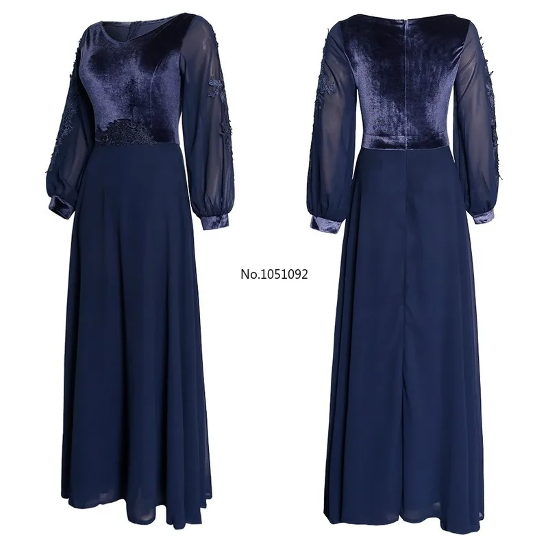 Элегантное Длинное платье в африканском стиле для женщин вельветовое Анкары