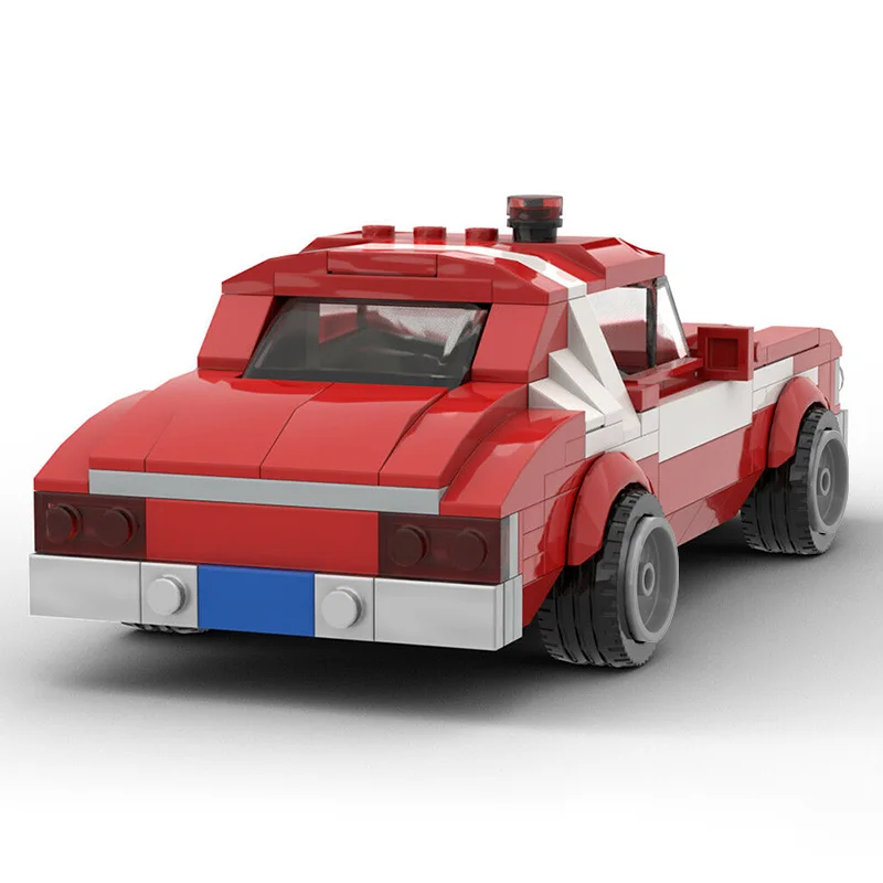 

MOC Simulation Car Starskys Hutch 1976 Grans Torinos Model Building Blocks DIY City High-Tech Supercar Bricks Kids Assembly Toys