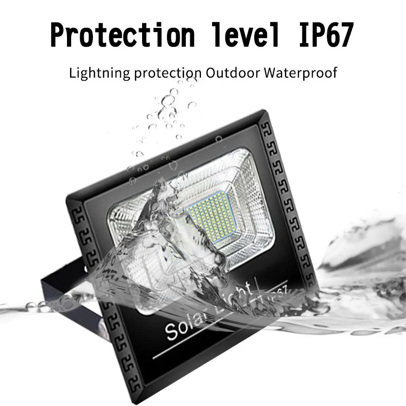 

Solar Wall Light 10W 25W 50W 100W 200W Outdoor Lighting Floodlight Waterproof for Garden Path Street IP65 Solar Security Light