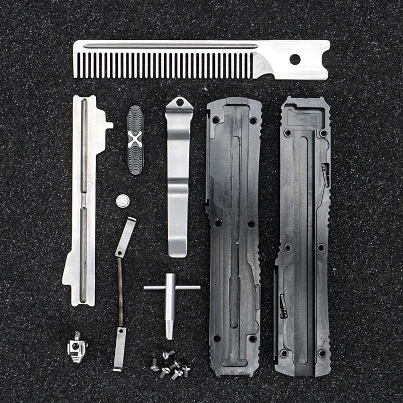 Автоматический нож MT OTF с расческой высококлассный Карманный Клинок алюминиевой
