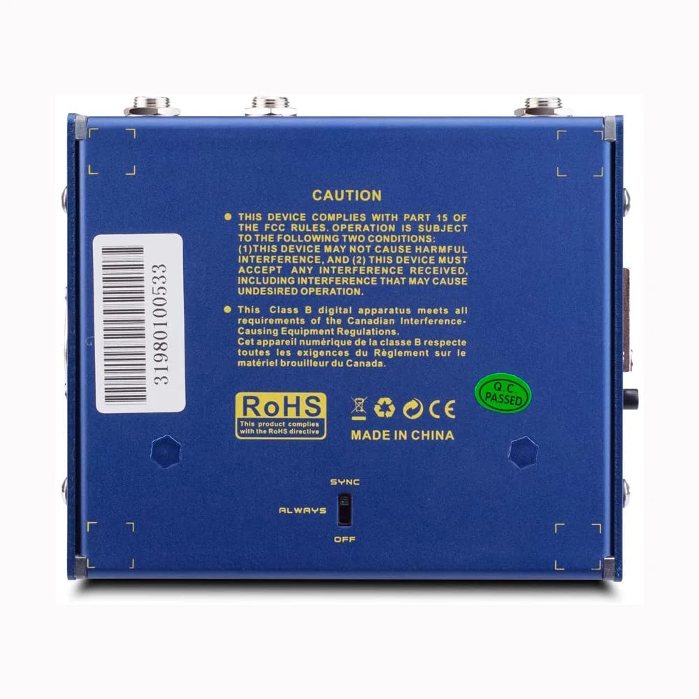 JOYO R-08 CAB BOX Multi-Effect Guitar Pedal Support IR loading with 4 Tube Power Amp Simulations 20 Cabinet Models Effect Pedals |