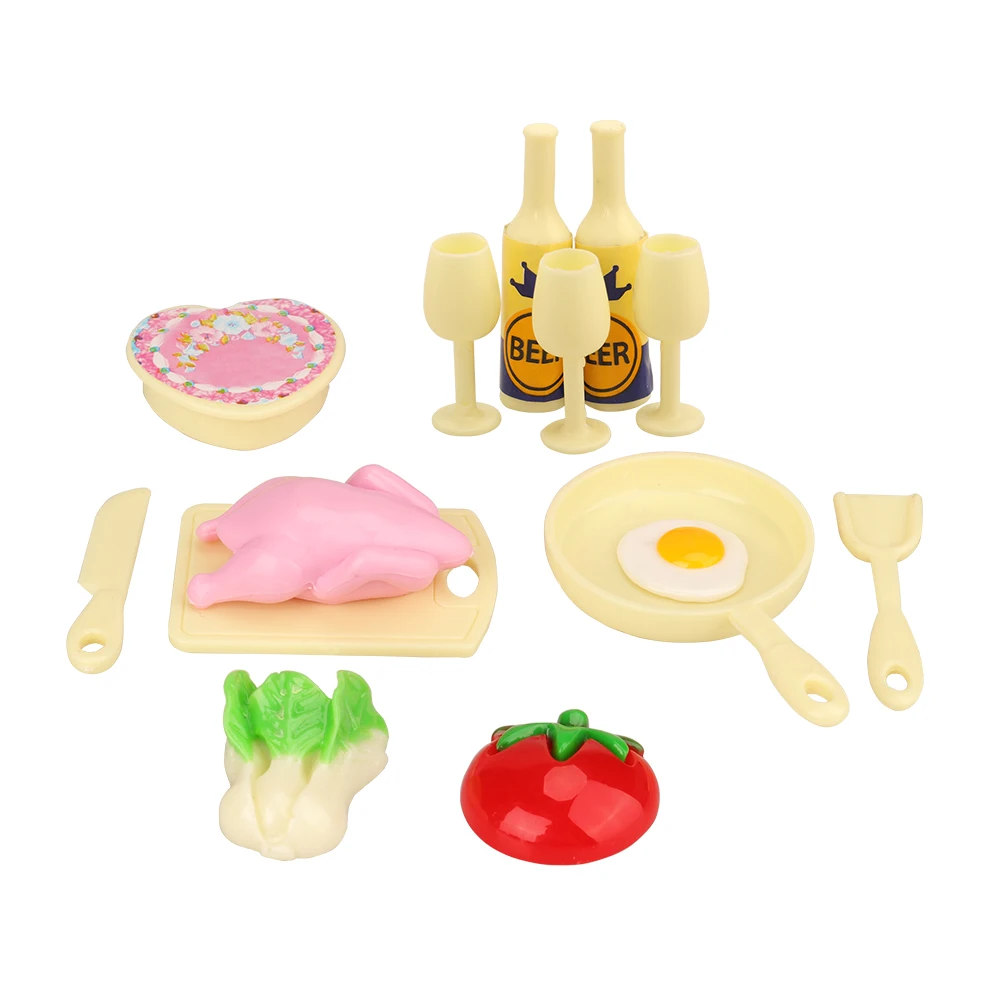 Модные 22 предмета/партия = 7 шт. бытовых инструментов для уборки + 15 миниатюрных