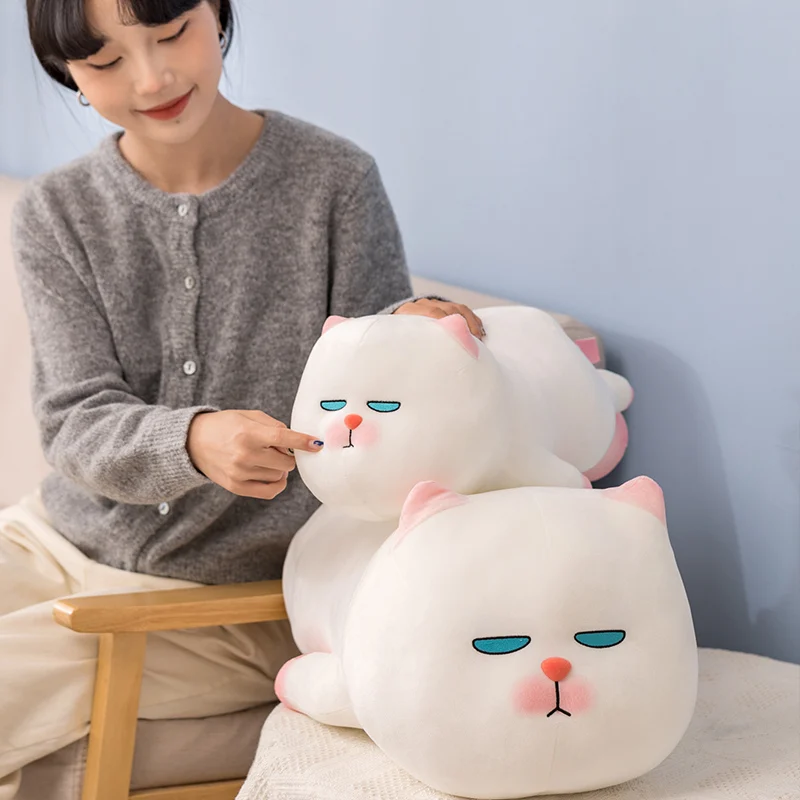 Vivi кошка плюшевая игрушка Милая Белая Мягкая кукла мягкие животные детские