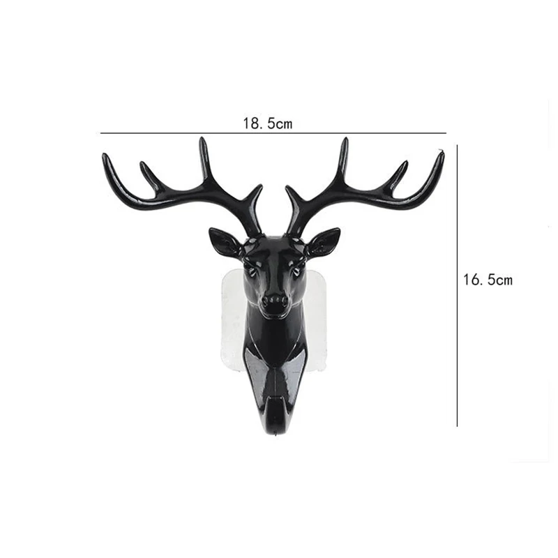 

1PC Antler Shape Home Hook Wall Rack Wall Hanging Creative Wall Personality Deer Head Wall Key Holder