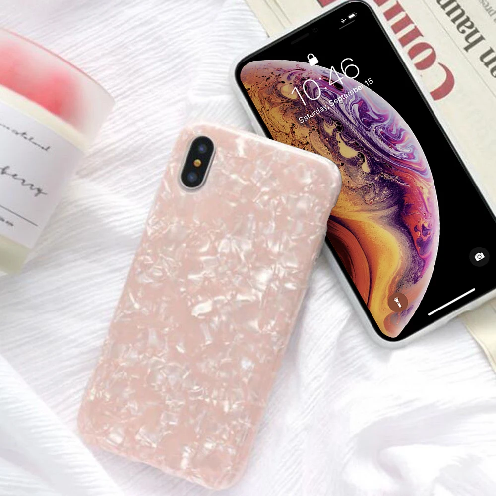 Чехол для iPhone X Xr Xs 11 Pro Max 8 7 6S 6 Plus 12 Mini Luxury Elegant Bling Silicone Shockproof Soft Bumper Protective Cover Coque.