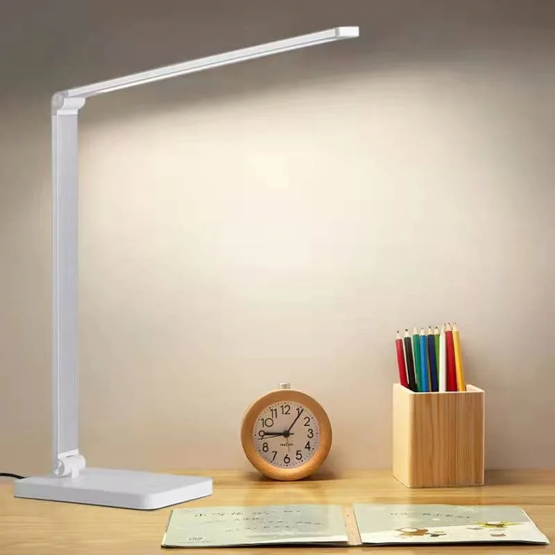 eye protection reading table led lamp wireless phone charging desk led light two in one table lamp free global shipping