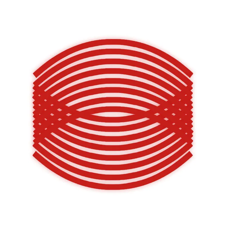 16 шт. светоотражающие наклейки и Переводные картинки для колес мотоцикла 14