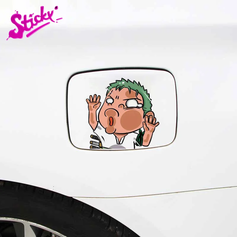 Липкий Одна деталь Луффи игры Забавные аниме выглядывал Стекло виниловые