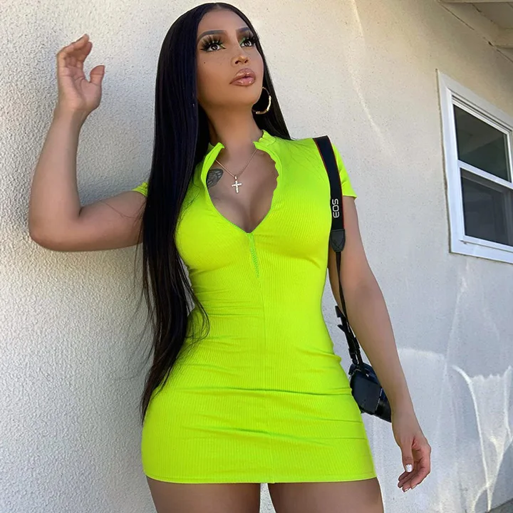 

Комбинезон женский на молнии, пикантный однотонный облегающий Ромпер на пуговицах, с V-образным вырезом и длинным рукавом, облегающая верхн...