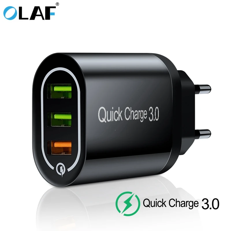 Олаф 18 Вт Быстрая зарядка 3,0 USB зарядное устройство QC3.0 Быстрая зарядка мульти зарядное устройство для samsung S10 Xiaomi Mi9 iPhone X настенное зарядное устройство для телефона