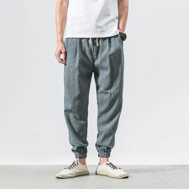 

Brand Casual Harem Pants Men Jogger Pants Men Fitness Trousers Male Chinese Traditional Harajuku 2019 Summer Clothe Men's Pants