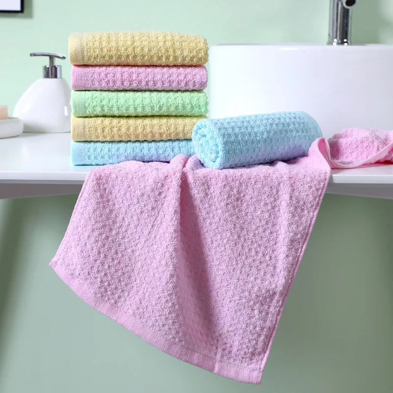 Новый стиль простое окрашенное полотенце 100% Хлопковое домашнее мягкое