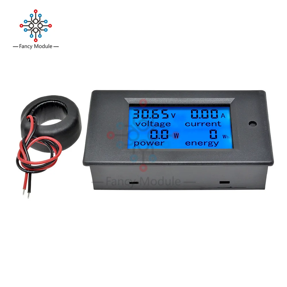 Diymore Цифровые мультиметры 100A AC 80-260V мощность энергии Аналоговый вольтметр Амперметр ватт Ампер вольт метр ЖК-панель монитор с CT