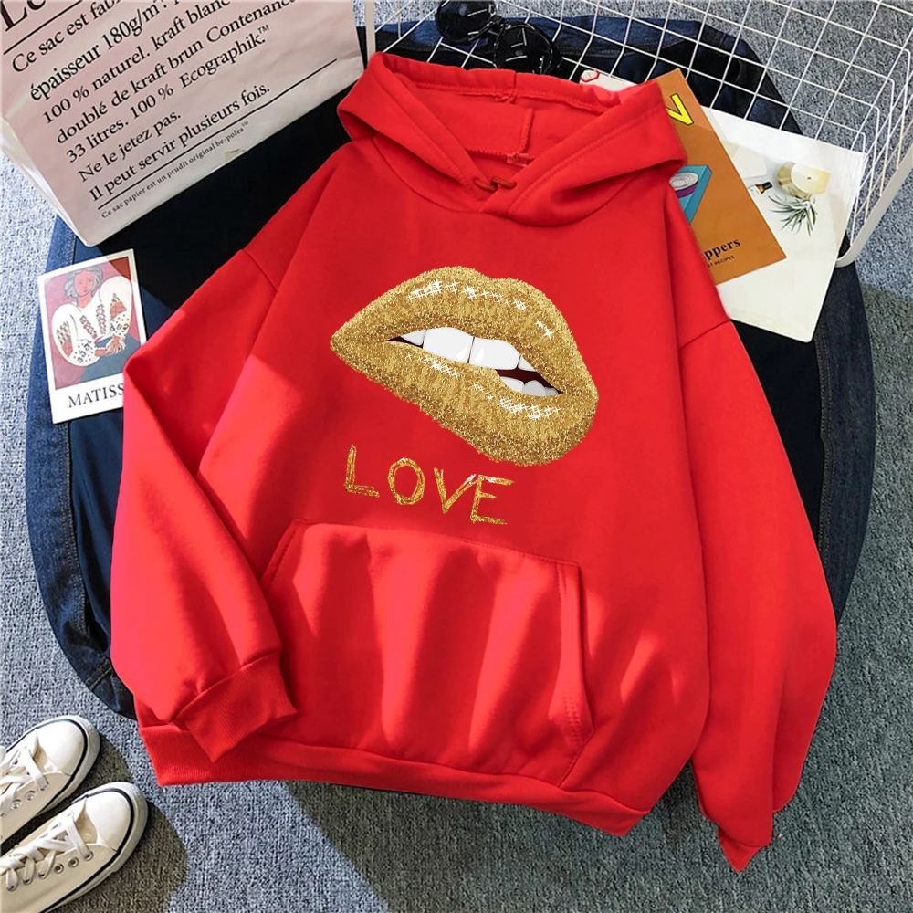 

Женская толстовка с принтом Love, спортивная одежда высокого качества, модная уличная Толстовка в стиле хип-хоп, осенние женские толстовки с к...