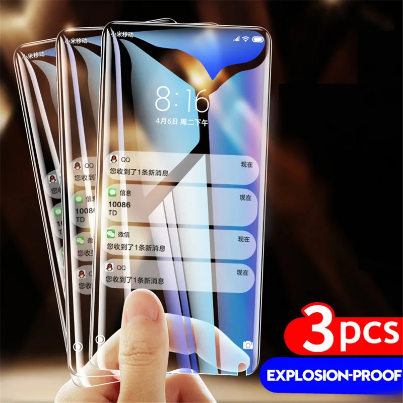 

3 Pcs Clear Tempered Glass Screen Film For Redmi Note 11 10 Pro 9 8 Pro 9S 8T 7 9A 9C 8A Xiaomi POCO M4 F3 Mi 11T Protector Film