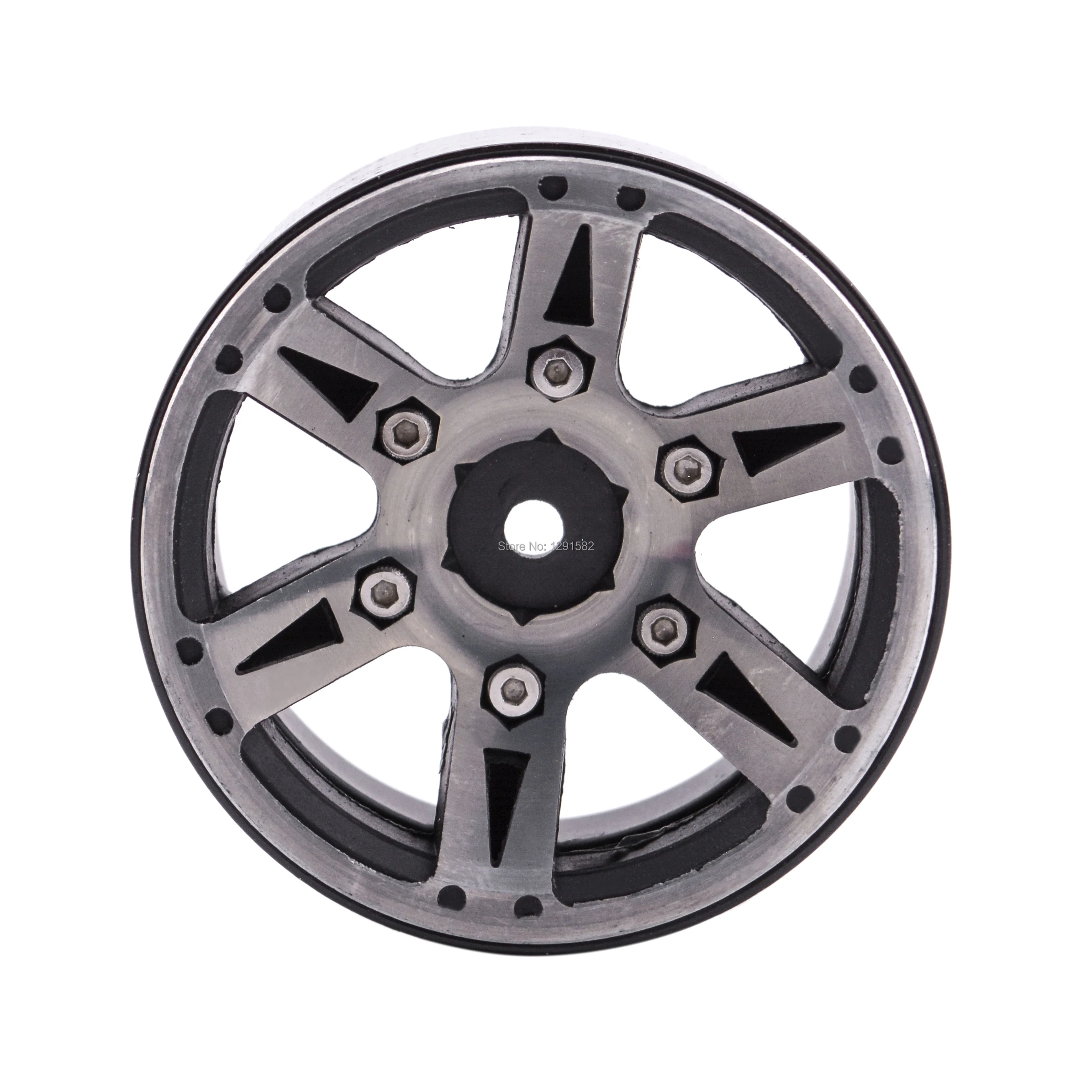 4 шт./лот RC Рок Гусеничный металлический обод колеса 1 9 дюймов BEADLOCK для 1/10 осевая