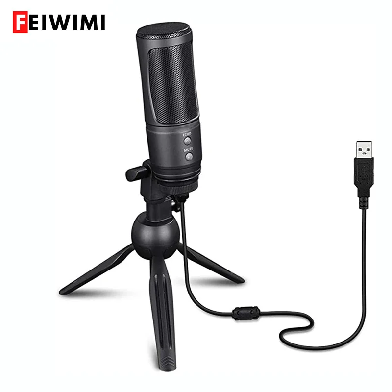 

USB Condenser Microphone for PC Professional USB Microphone for Computer Laptop Gaming Streaming Recording Studio YouTube Video