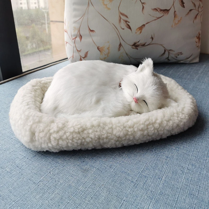Кошка собака плюшевая игрушка дыхание интерактивный котенок щенок куклы для дня