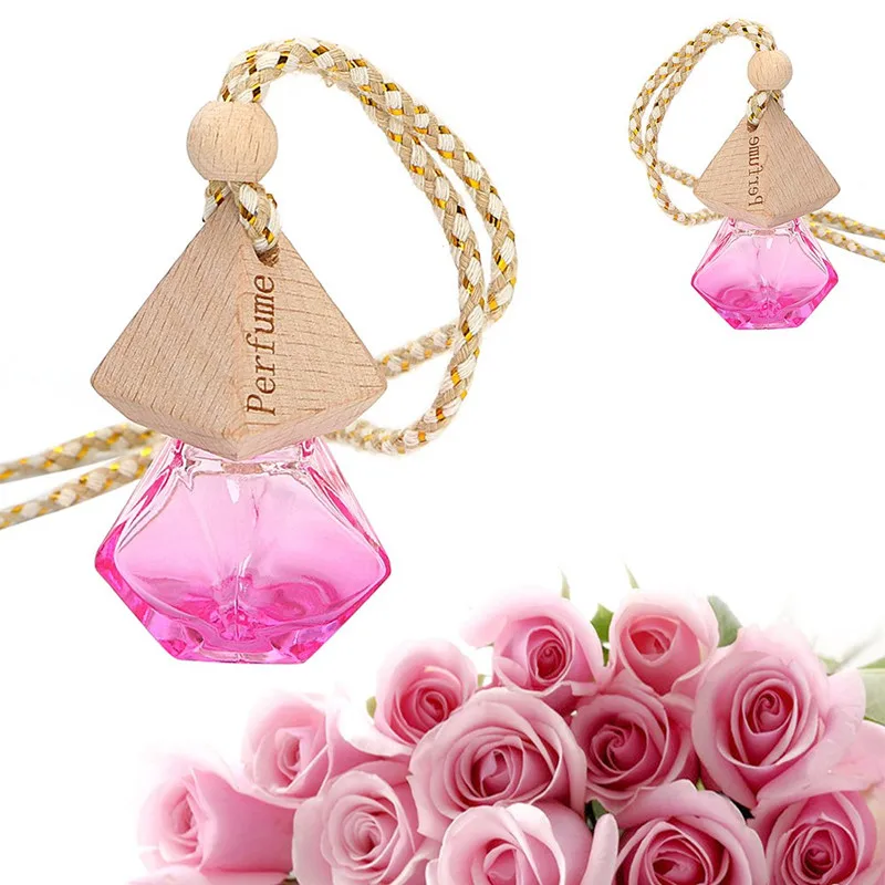 Автомобильный освежитель воздуха пустая стеклянная подвесная бутылка Авто