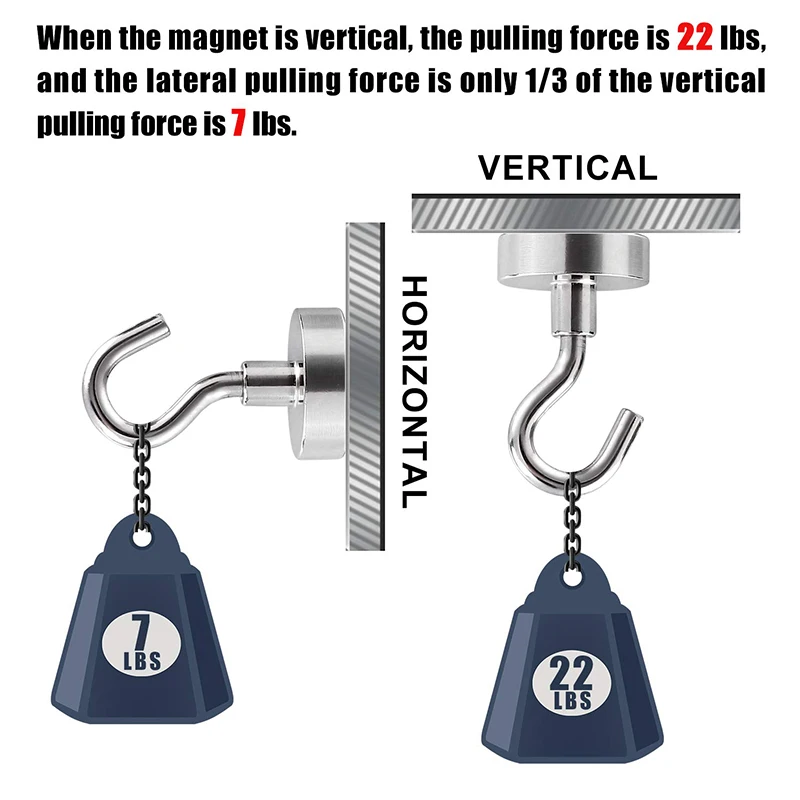10 шт. Мощный магнитные держатели крючок тяжелый магнитный крючки настенные