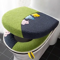 waterproof toilet seat cover cushion wc mat universal toilet seat cover household decoration banheiro bathroom accessories df50m