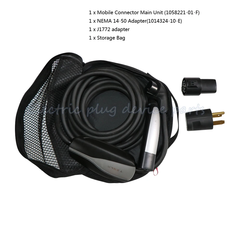 OEM 1058221 01 F мобильный зарядный кабель для Tesla модель S & X SAE J1772 адаптер 1014324 10 E|Кабели