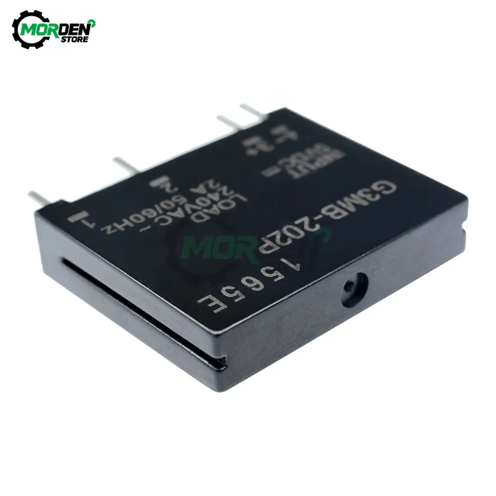 DC 5V G3MB-202P 1 Channel Solid-State Relay Board DC-AC PCB SIP SSR G3MB 202P Mounting Module AC 240V 2A 50/60Hz | Обустройство дома