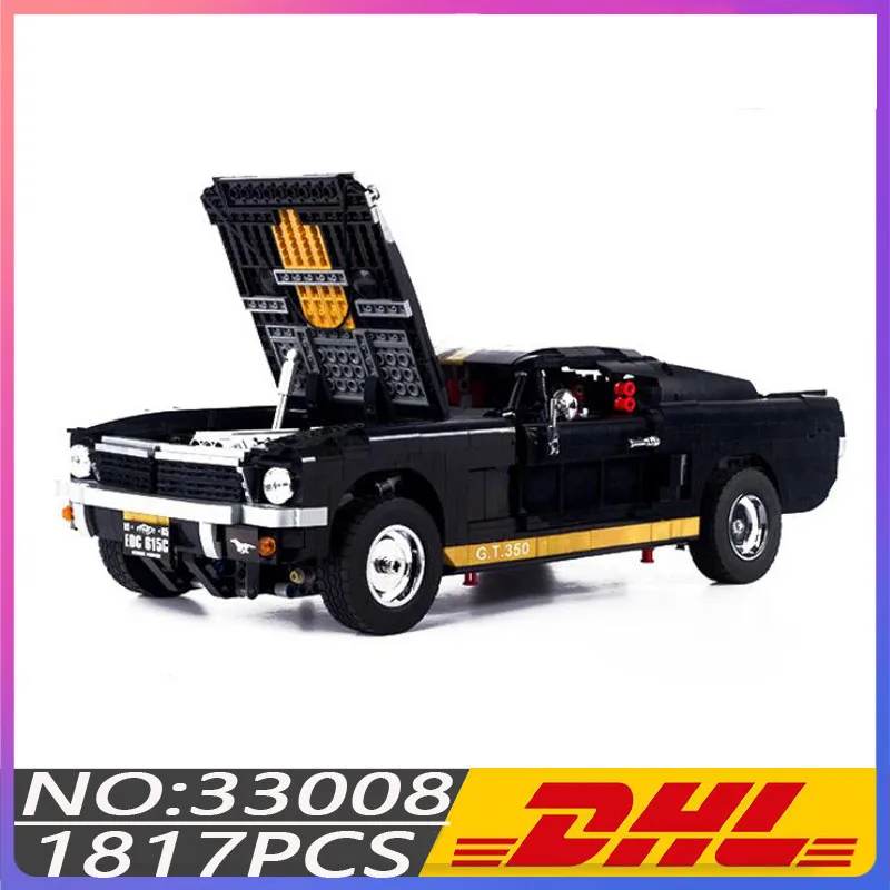 

Hot Creator Expert высокотехнологичные модульные блоки для Ford Mustang GT 350-H 33008, 488 GTE RSR Moc