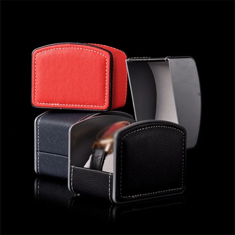 

PU Leather Single-Grid with Cushion Jewelry Watch Display Gifts Storage Box