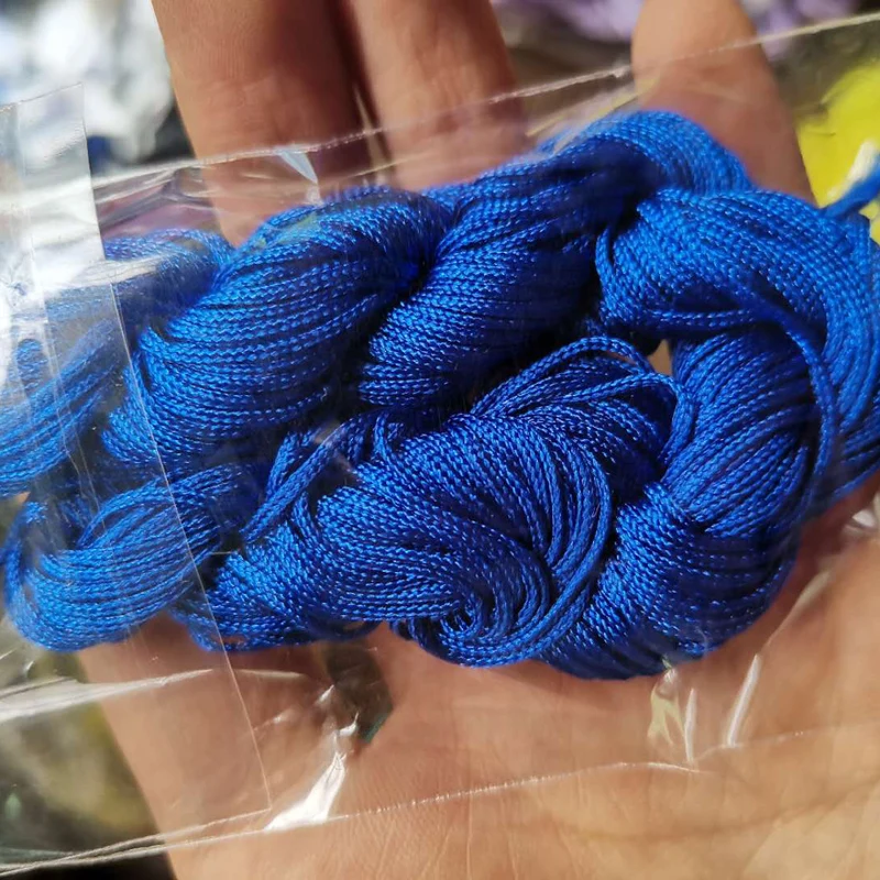25 м нейлоновый шнур нить китайский узел Макраме Rattail браслет плетеная веревка|nylon
