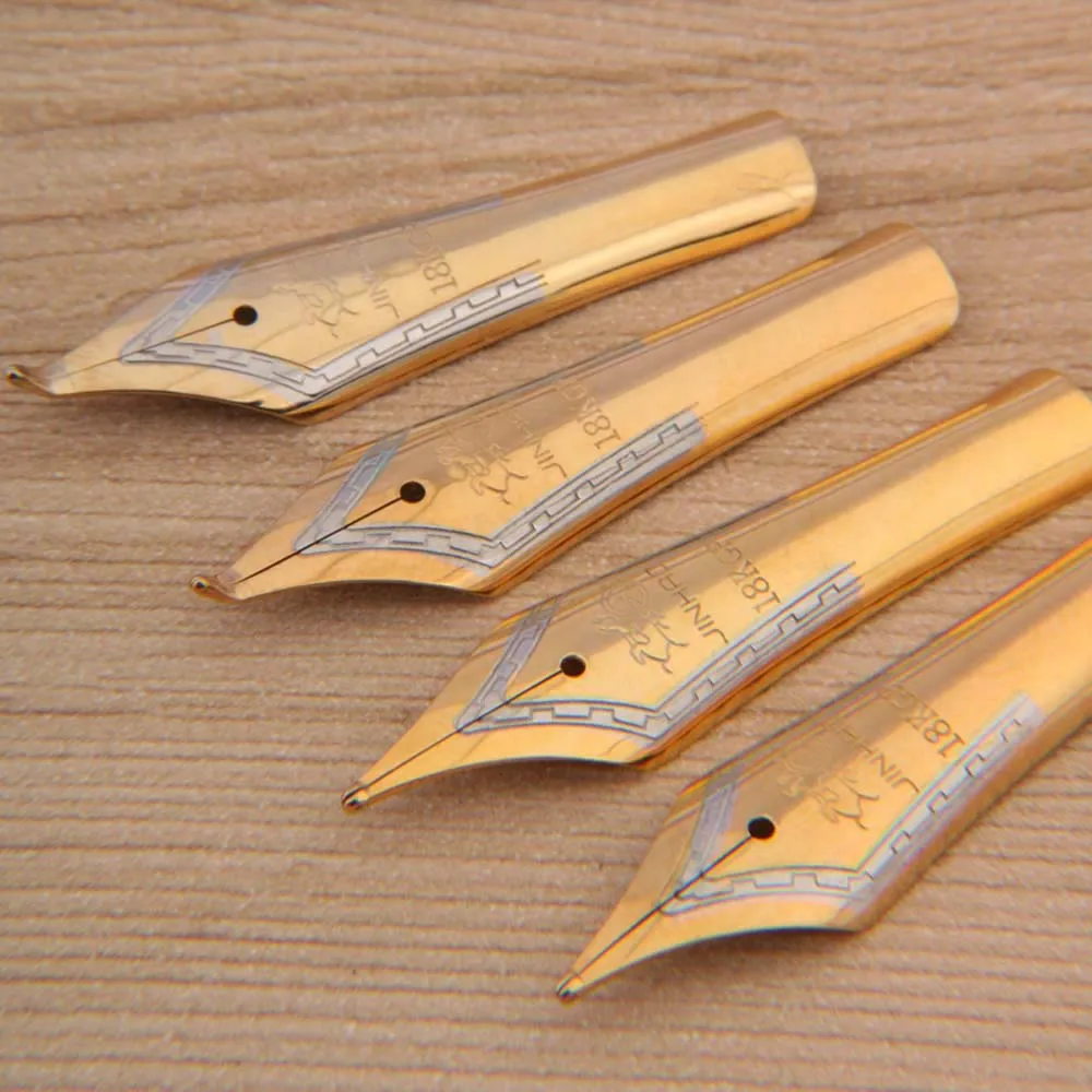 2 шт. JINHAO Размер 35 перо X450 159 750 Золотой Средний пополнения DIY канцелярские офисные