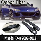 Черное углеродное волокно для Mazda RX-8 RX8 RX 8 2002 2003 2004 2005 2006 2007 2009 2010 2011 2012