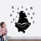 Виниловые наклейки на стену для девочек, библиотеки, школы, с надписью, для домашнего декора, для детской, кабинета, спальни, съемные наклейки, S084